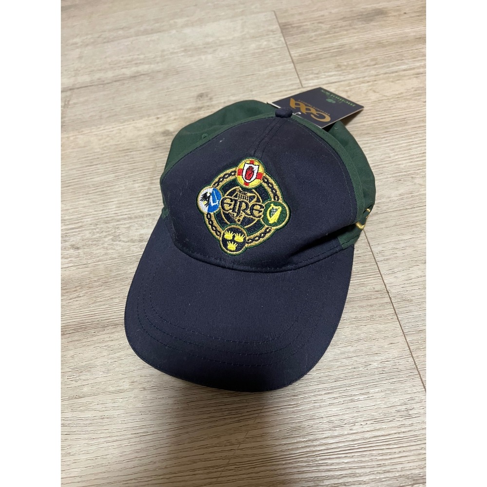 Ireland Lansdowne 1823 Rugby NWT Hat Cap Brass‎ Buckle Shamrock Crest Logo